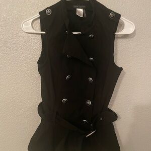 Love Culture Black Sleeveless Blouse